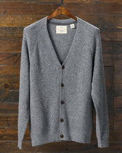Waffle Cardigan in Grey