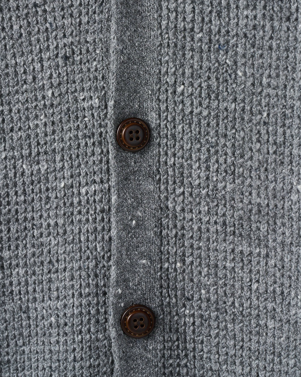 Waffle Cardigan in Grey