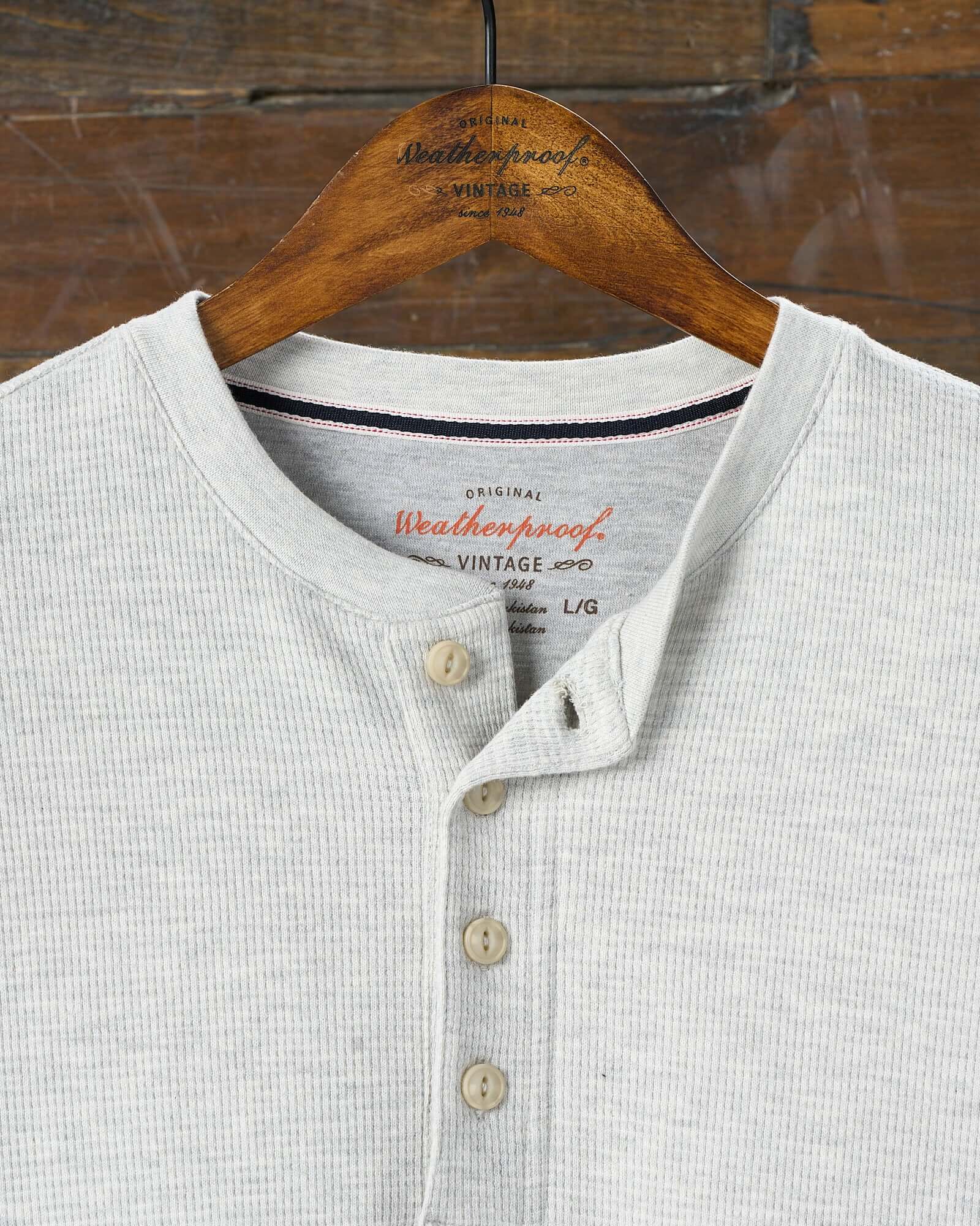 Classic Thermal Henley in Oatmeal | Weatherproof® Vintage