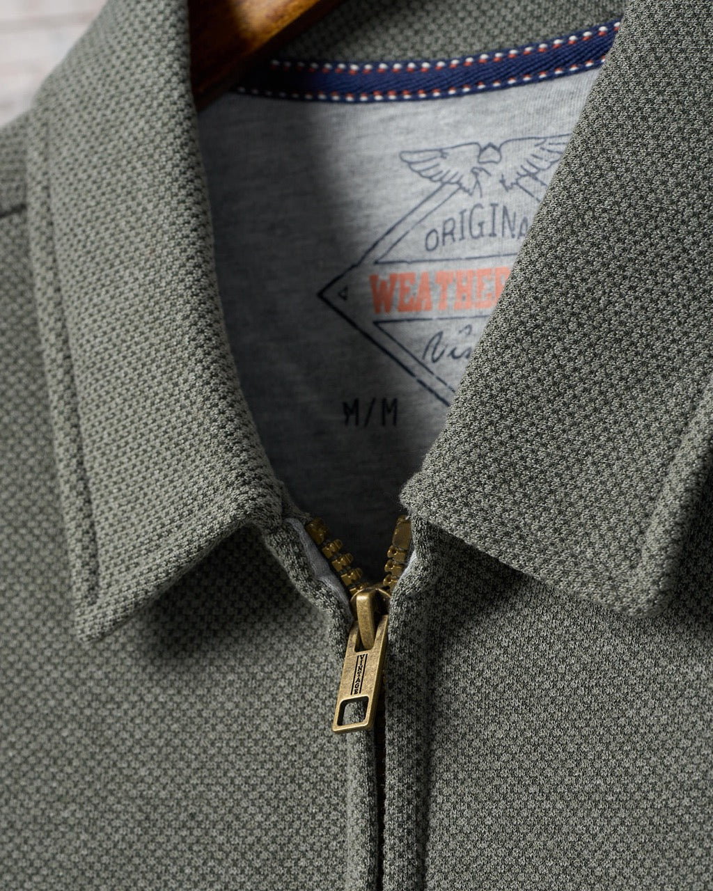 Pebble Fleece Quarter Zip in Kambaba Olive