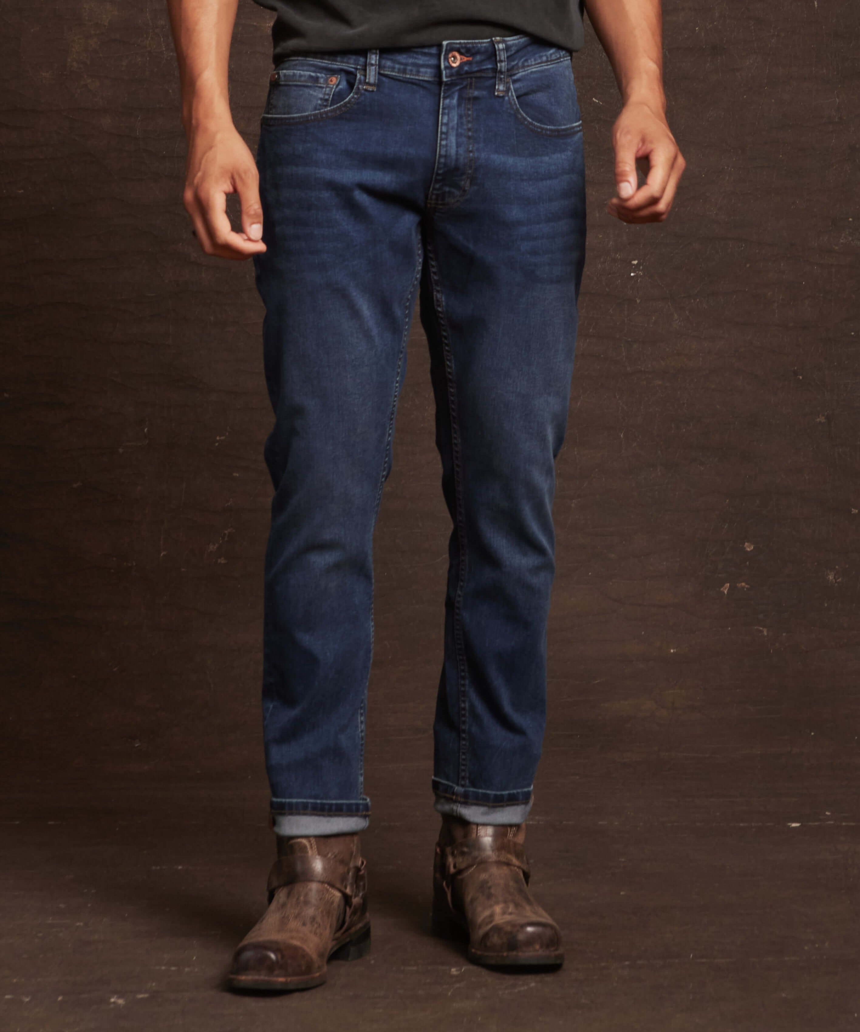 Slim Fit Denim Jeans in Soft Blue Comfortable Stylish