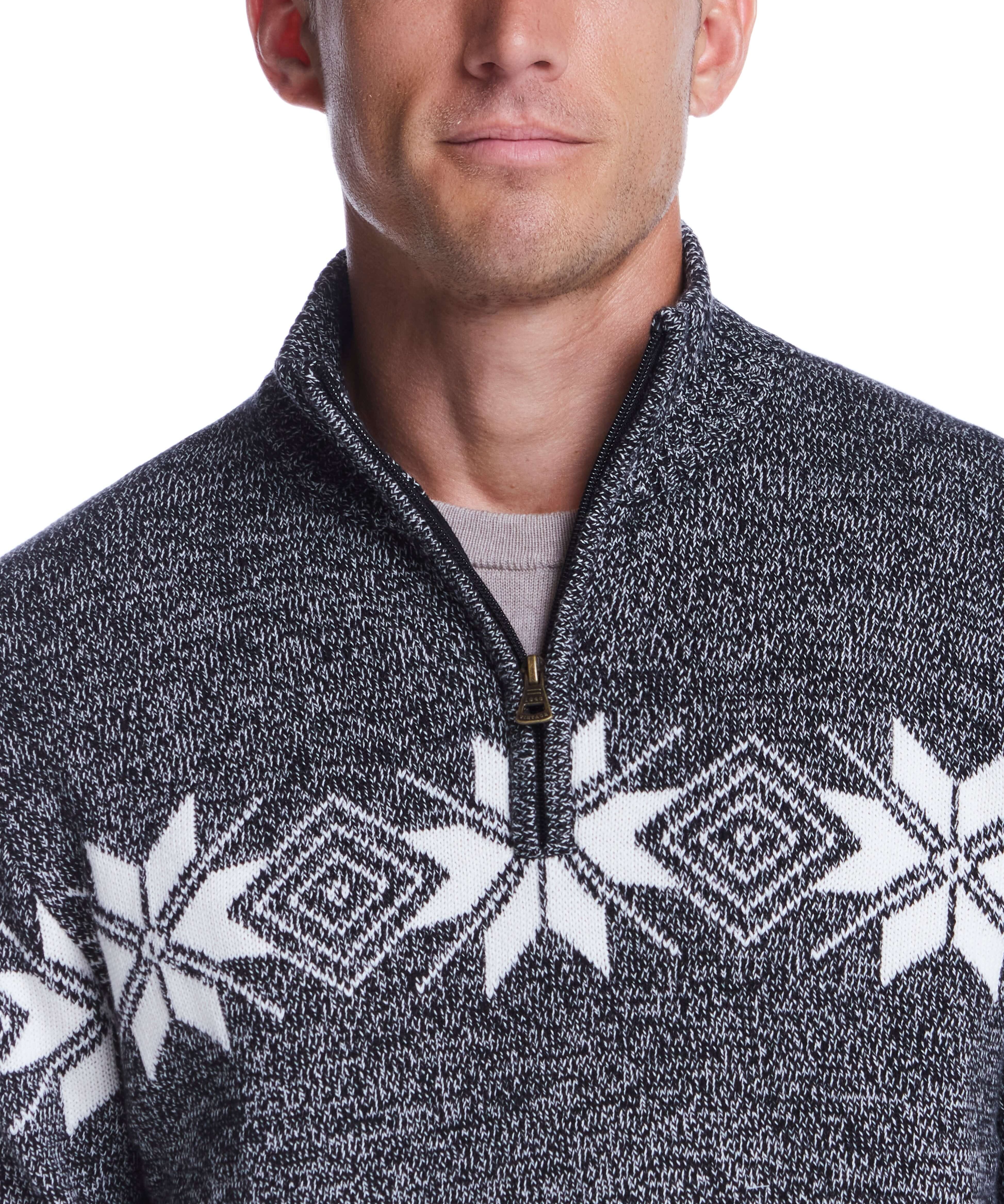snowflake-quarter-zip-sweater-black-vanilla-comfortable-cotton-holiday-fashion.jpg