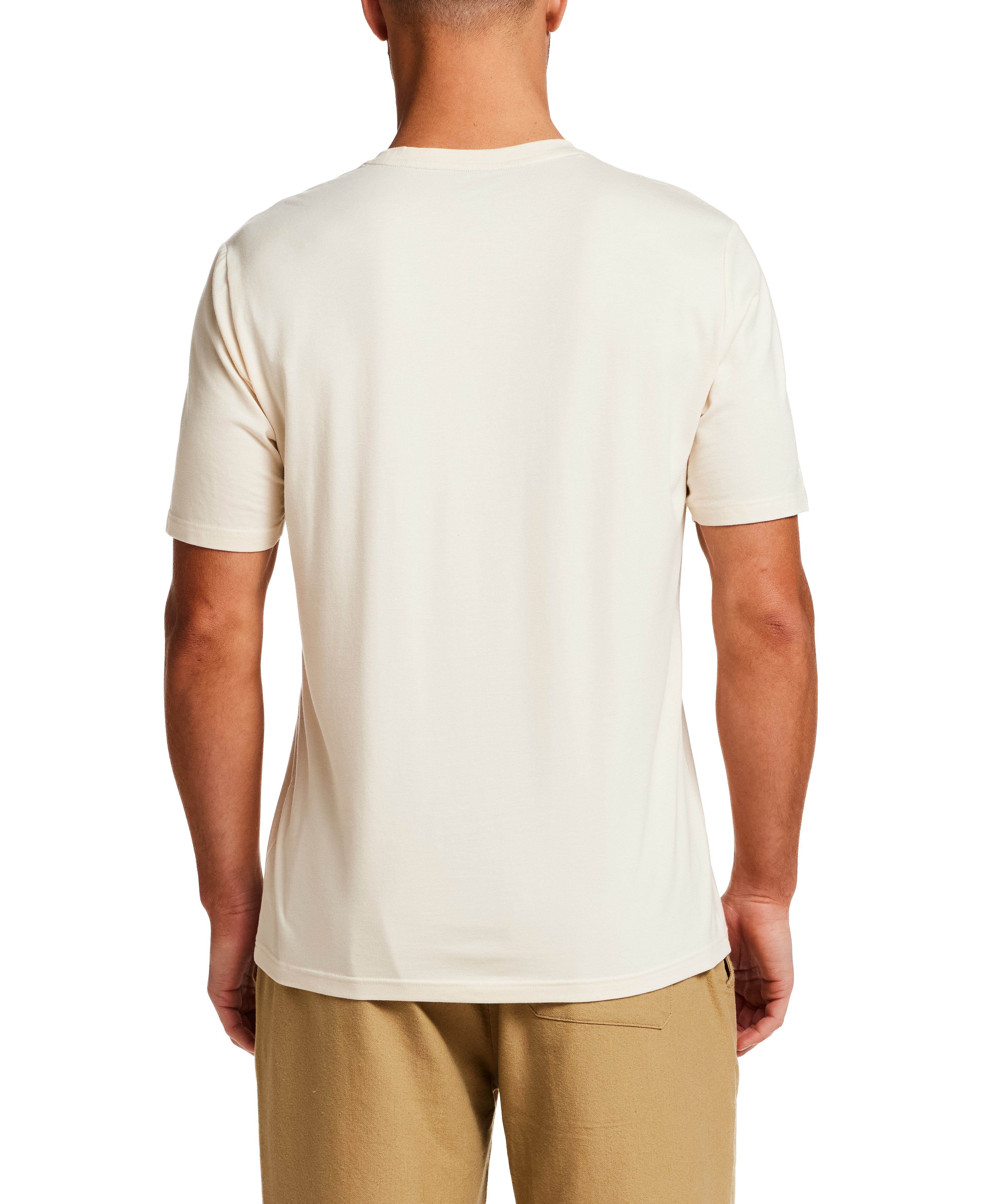 Super Soft Crewneck Tee in Stone