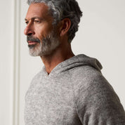 Sweater Knit Hoodie in Grey Heather
