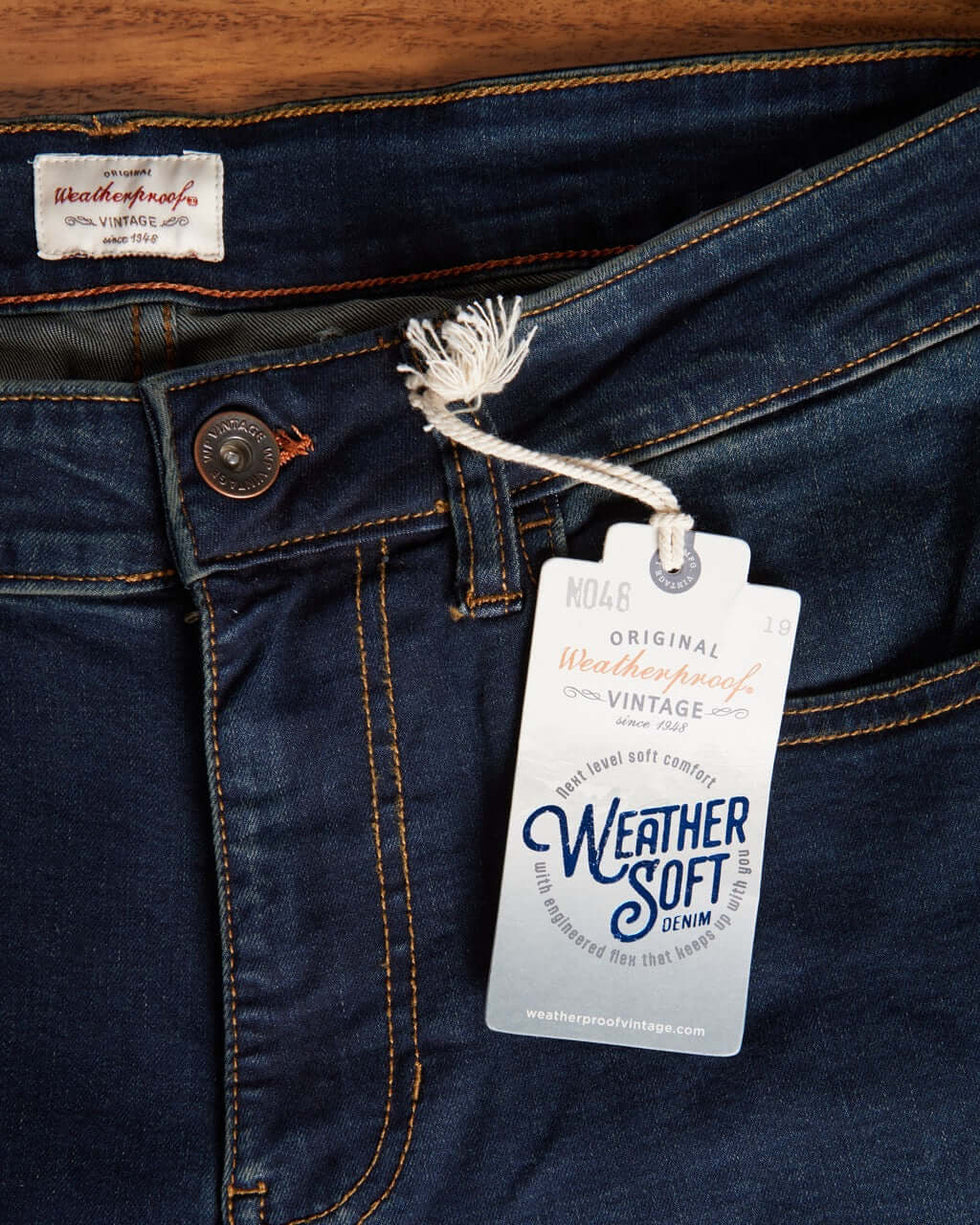 Slim Fit Denim Jeans in Moon Shadow Premium Comfort