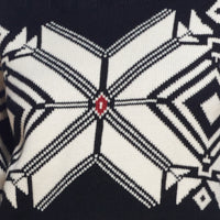 Large Snowflake Sweater In Black