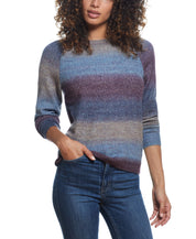 Womens Space Dye Sweater In Dusk