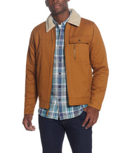 Twill Trucker Jacket In Caramel