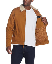 Twill Trucker Jacket In Caramel