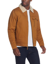 Twill Trucker Jacket In Caramel