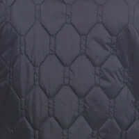 HEXAGON QUILTED Vest in Black