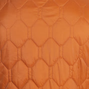 HEXAGON QUILTED Vest in PUMPKIN