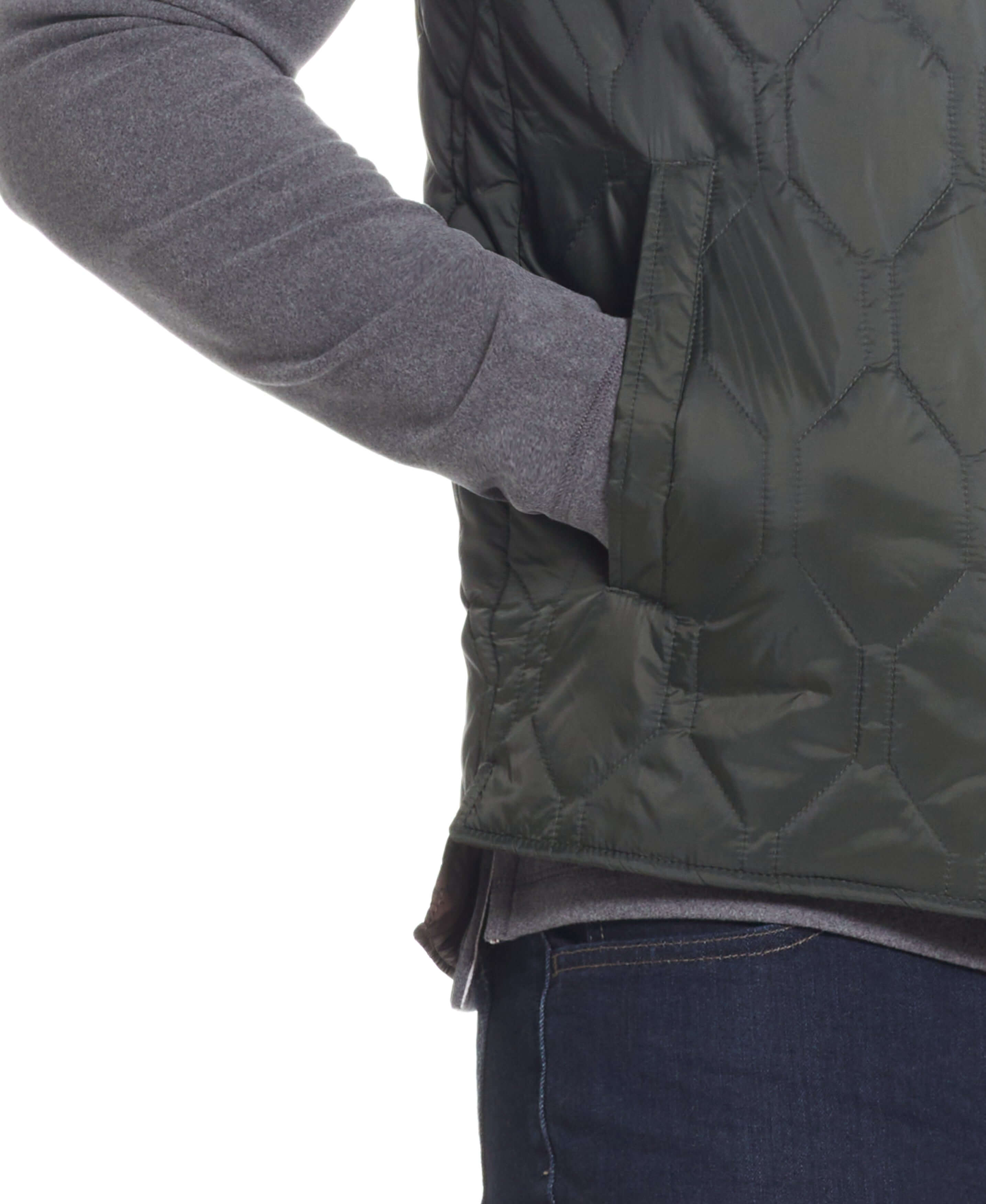 HEXAGON QUILTED Vest in ROSIN