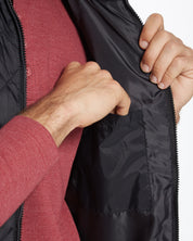 Diamond Quilted Vest in Black