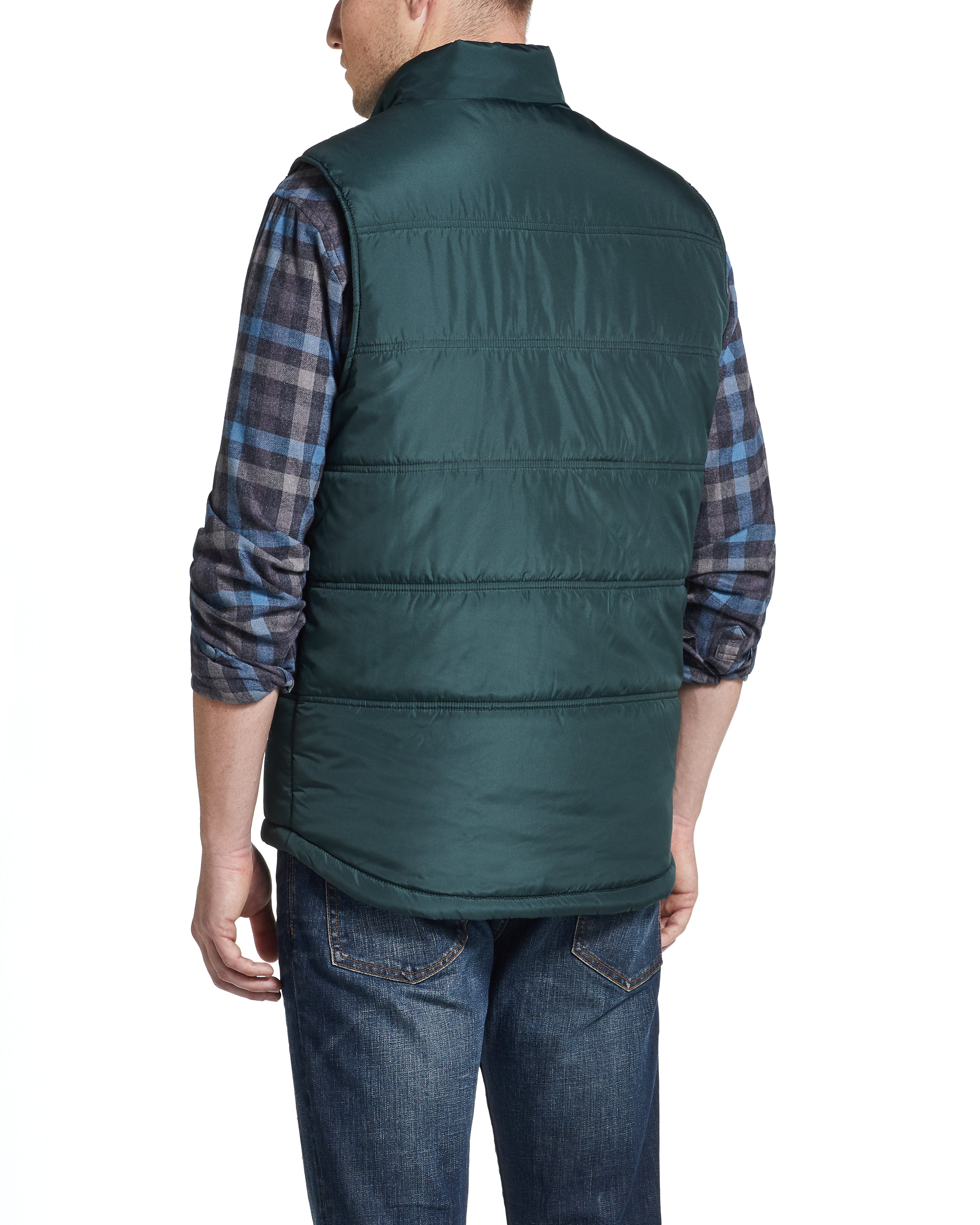 Puffer Vest in Green