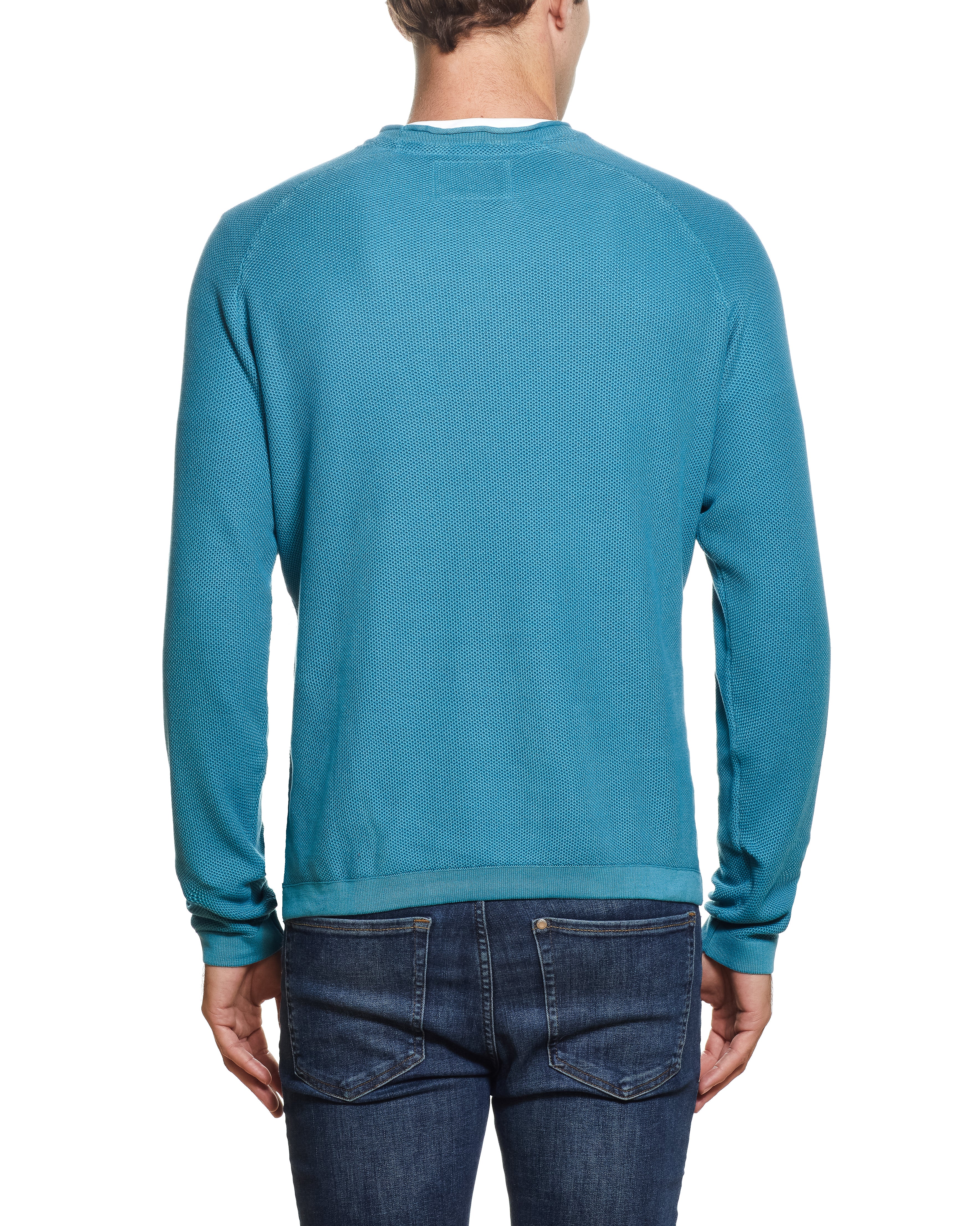 Stonewash Raglan Crew In Hydro | Sweaters | Weatherproof Vintage