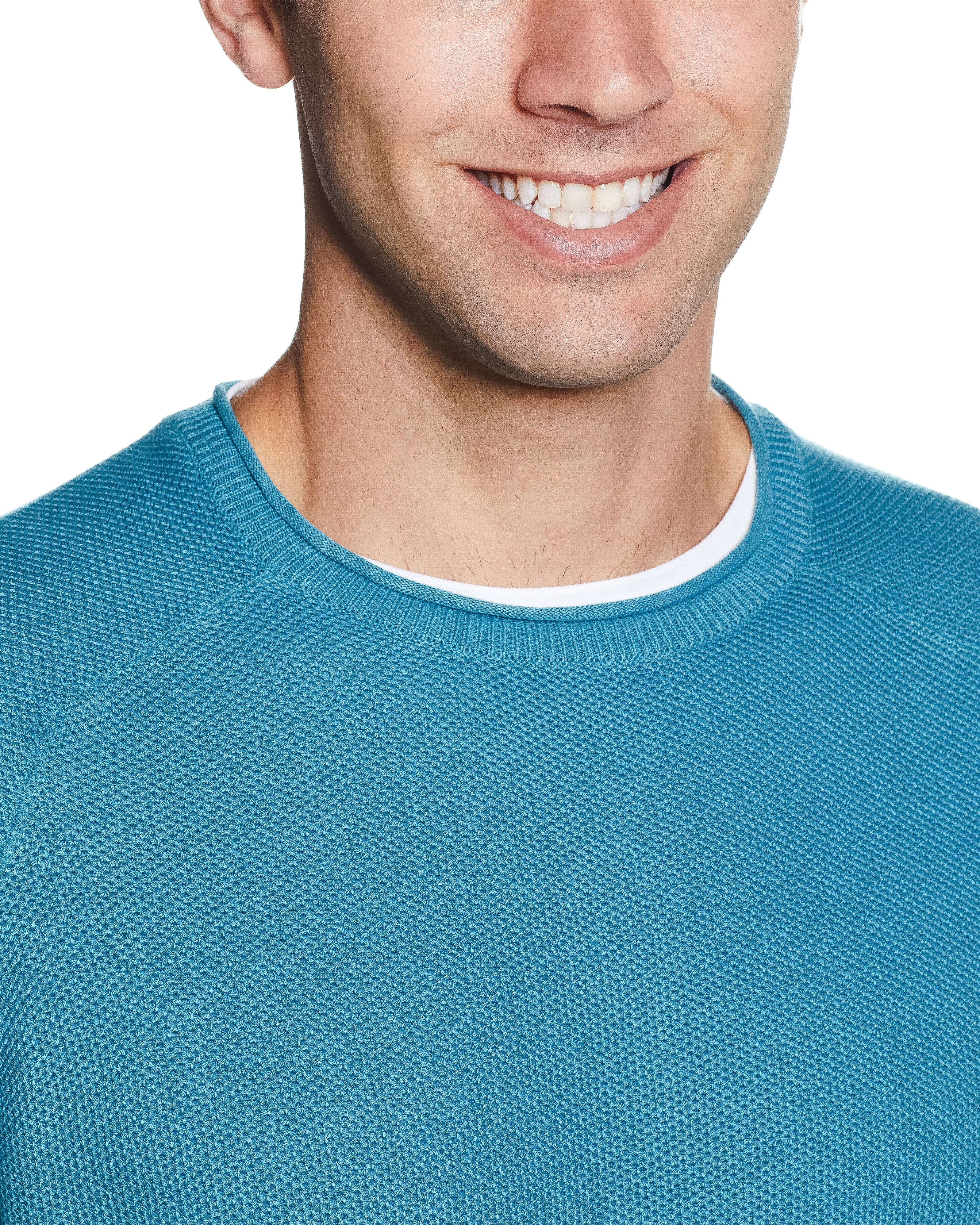Stonewash Raglan Crew In Hydro | Sweaters | Weatherproof Vintage
