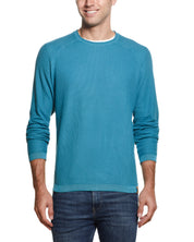 Stonewash Raglan Crew In Hydro | Sweaters | Weatherproof Vintage