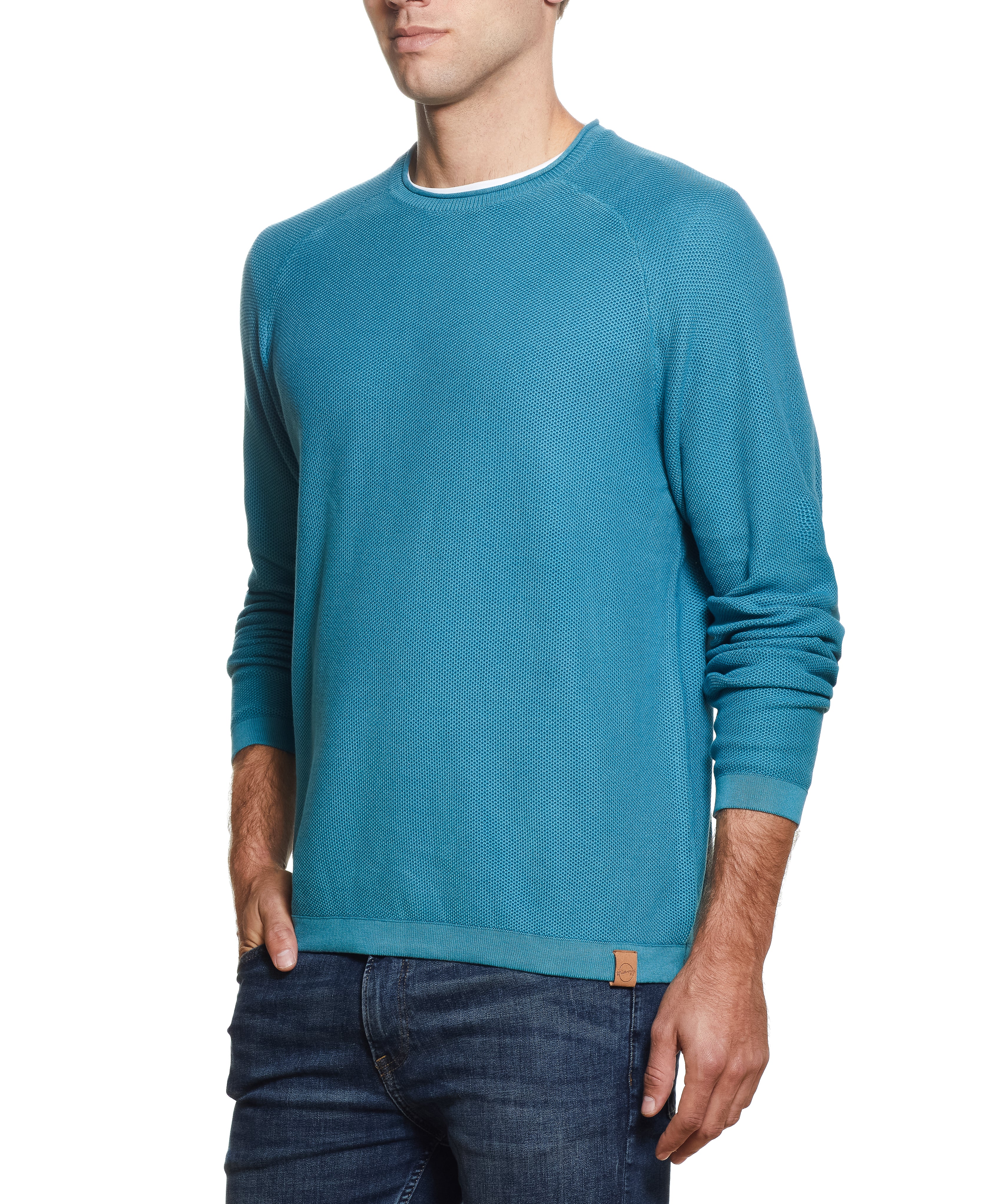 Stonewash Raglan Crew In Hydro | Sweaters | Weatherproof Vintage