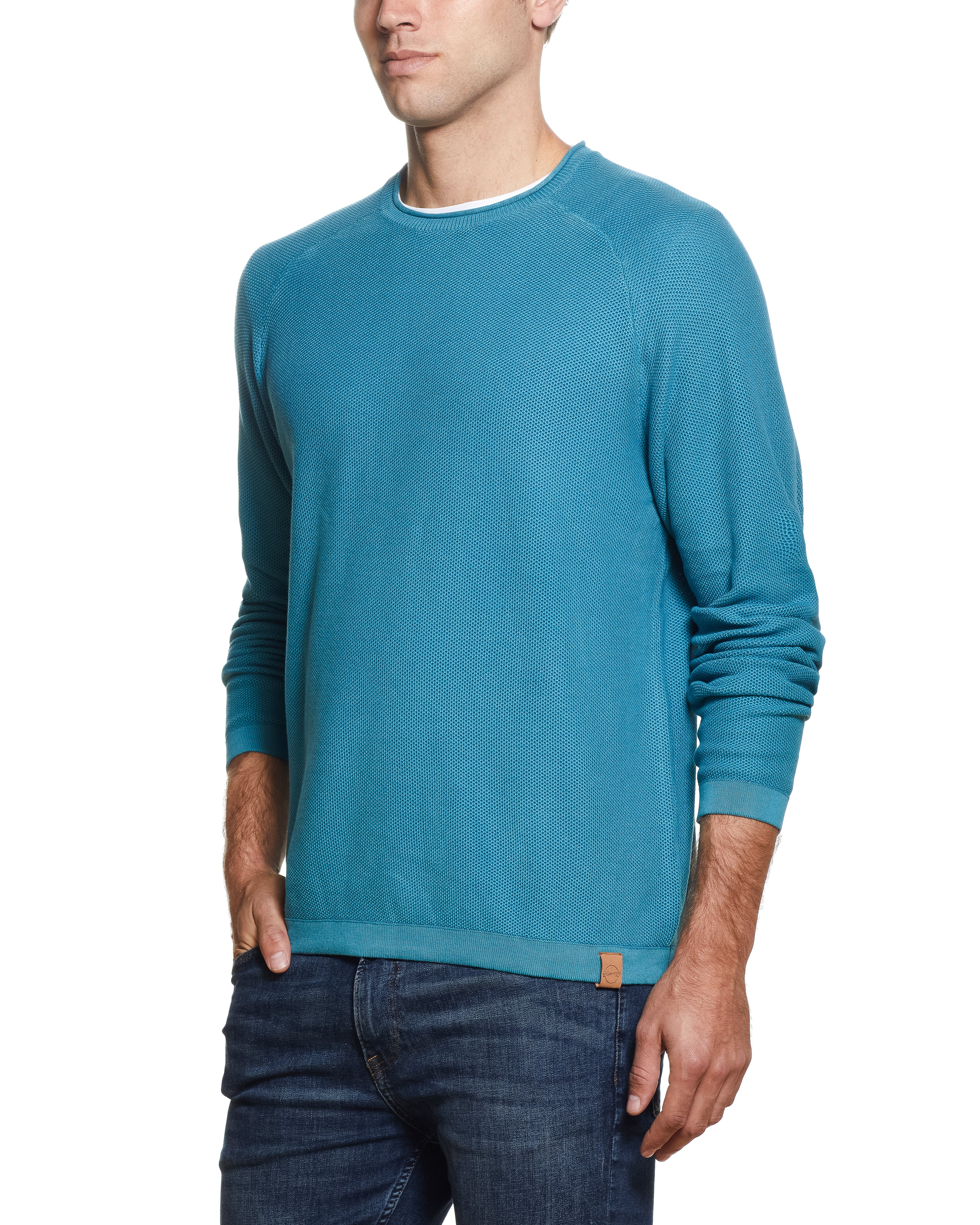 Stonewash Raglan Crew In Hydro | Sweaters | Weatherproof Vintage