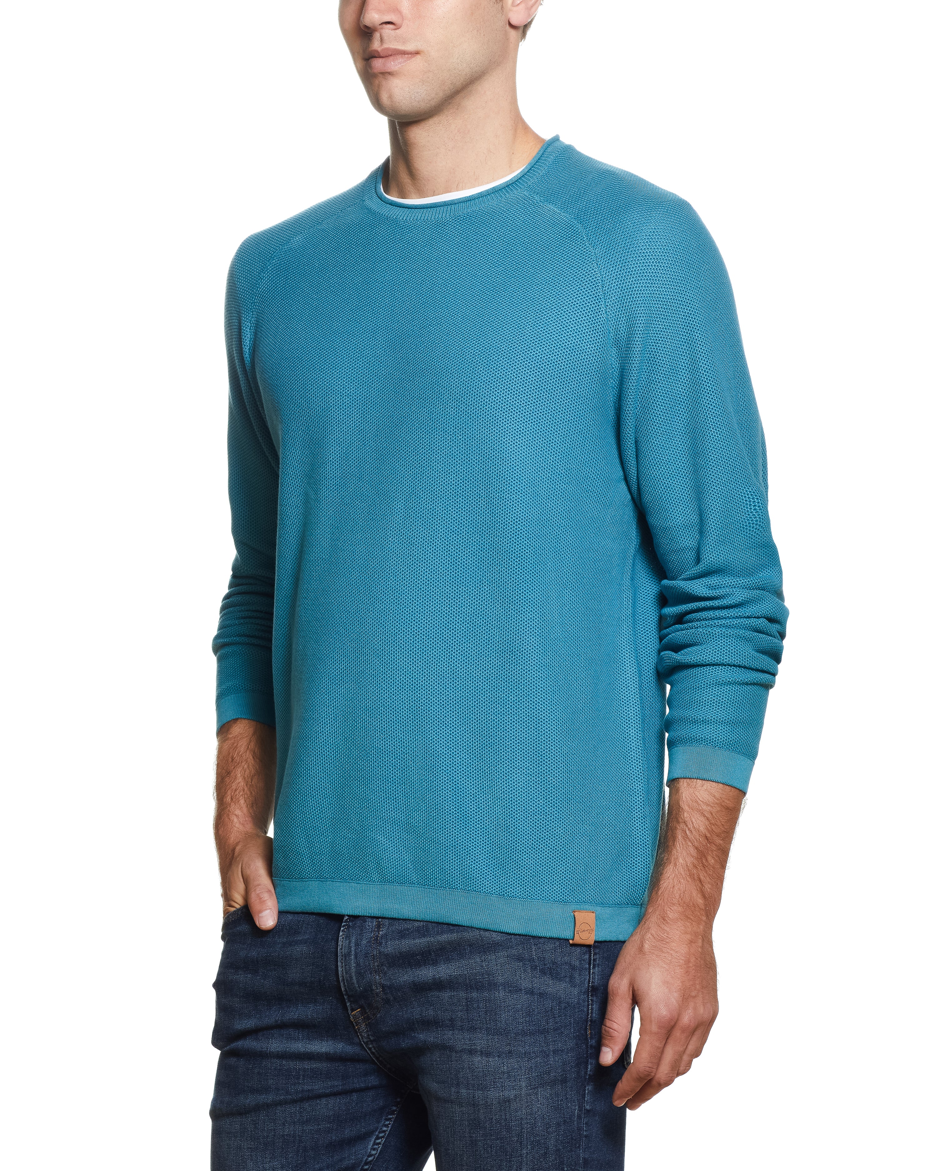 STONEWASH RAGLAN CREW IN HYDRO