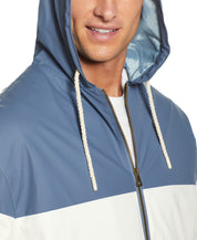 Full-Zip Color Block Slicker In Flint
