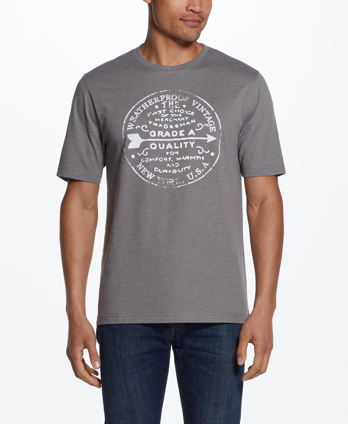 CLASSIC VINTAGE TEE IN BRUSHED NICKEL