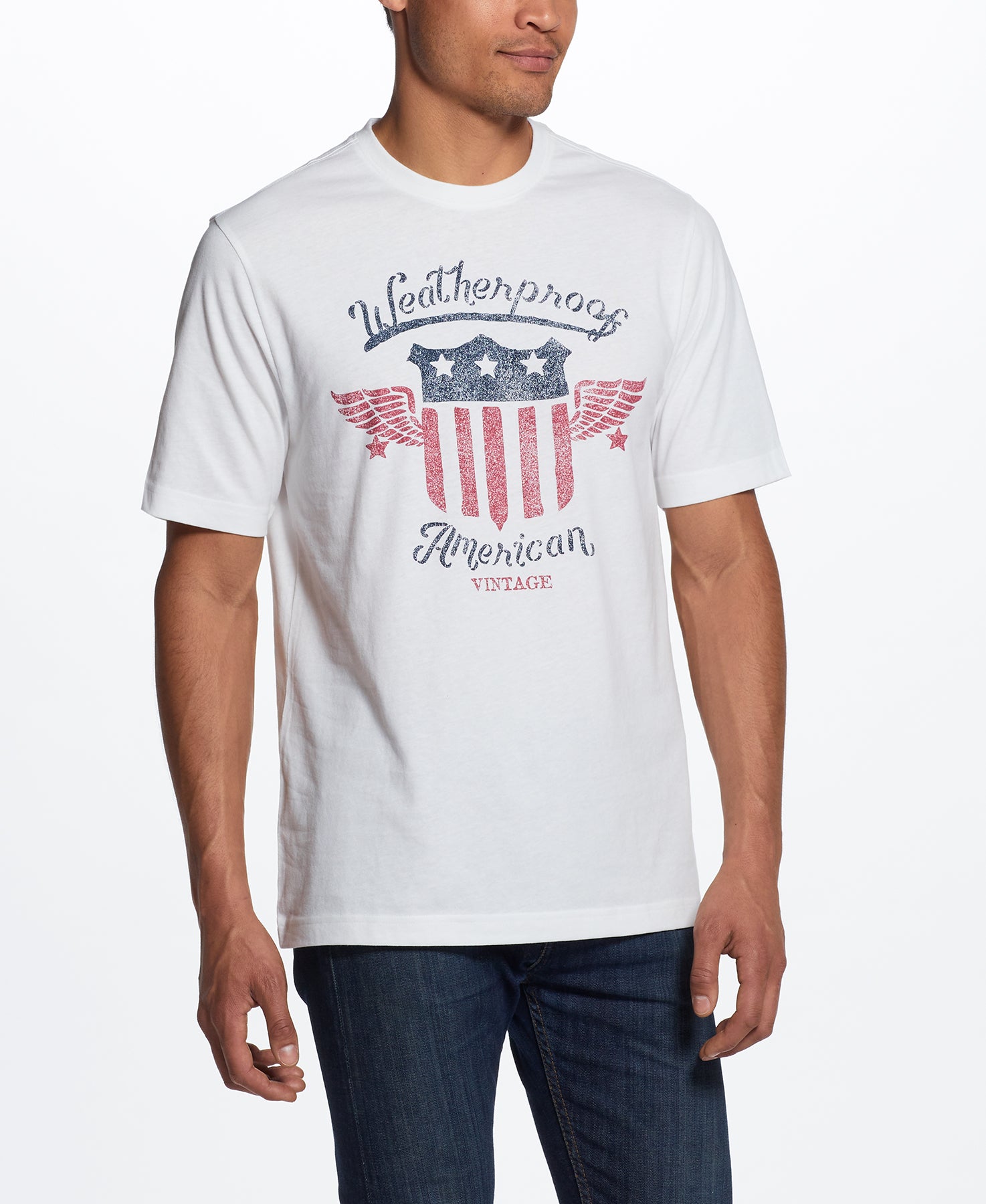 AMERICANA TEE IN WHITE