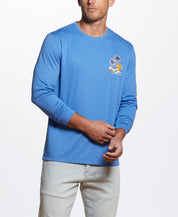 Long Sleeve Sun Shirt Spf In Victoria Blue