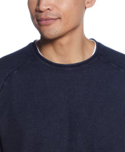 Stonewash Raglan Sweater in Blue Nights