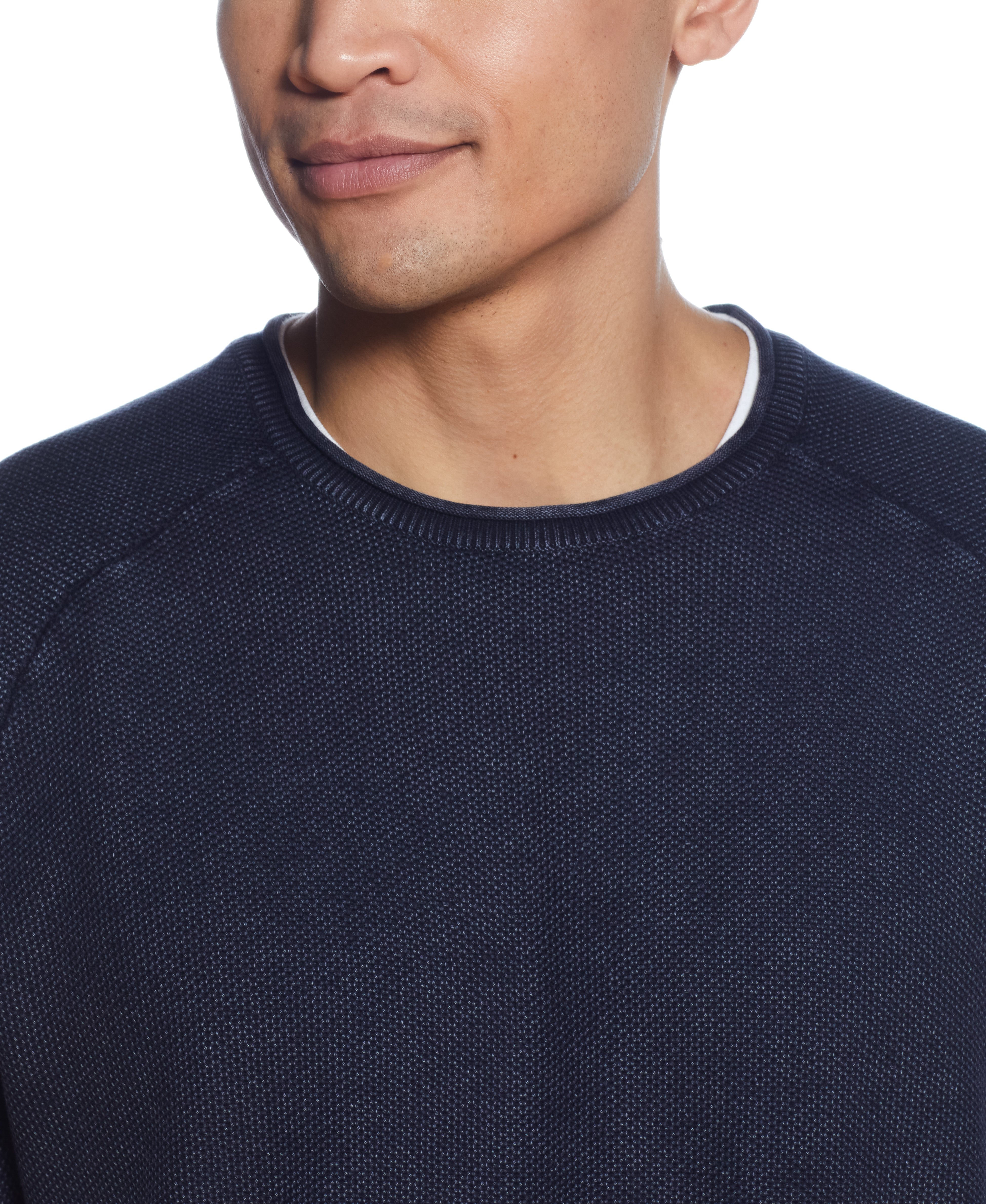 Stonewash Raglan Sweater in Blue Nights