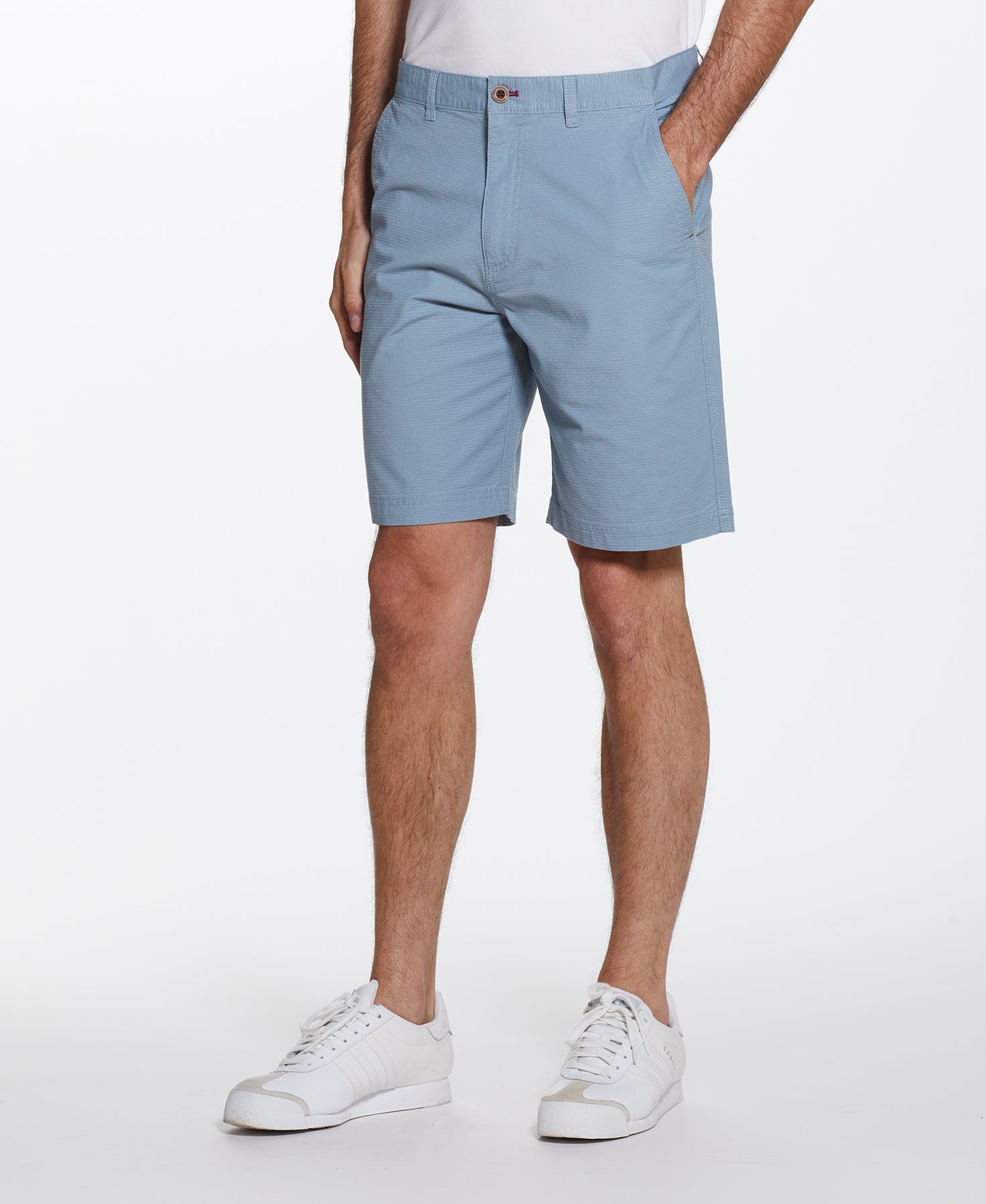 9" Ottoman Short in Light Blue