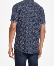 PEACHED POPLIN liberty PRINT IN POLAR NIGHT